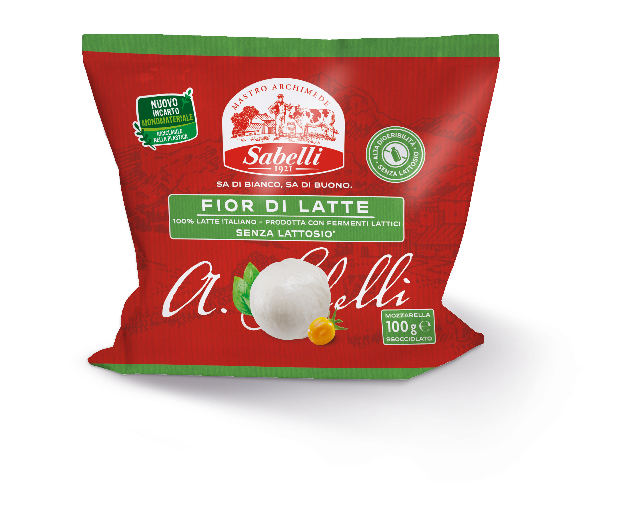 Mozzarella senza lattosio