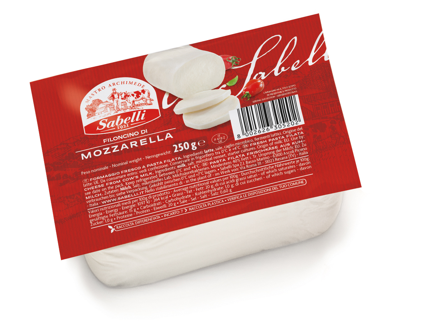 Mozzarella Filoncino Sabelli