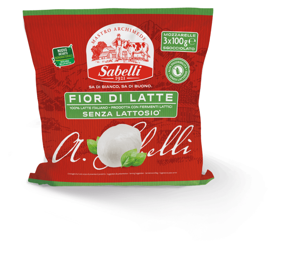 Mozzarella senza lattosio 3x