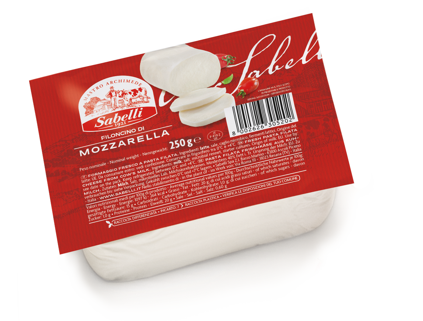 Mozzarella Filoncino Sabelli