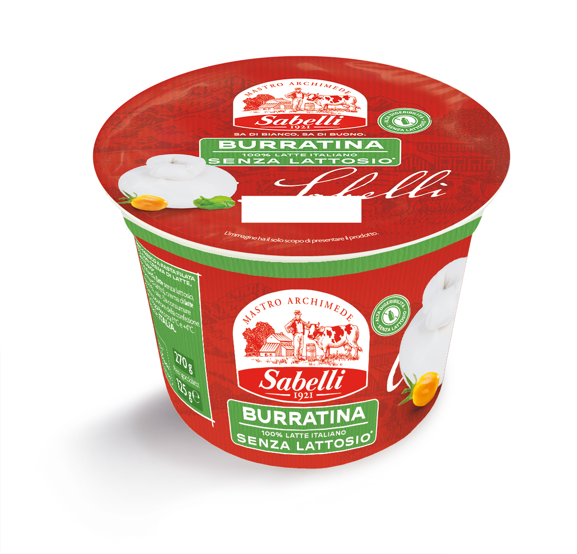 Burratina Senza Lattosio